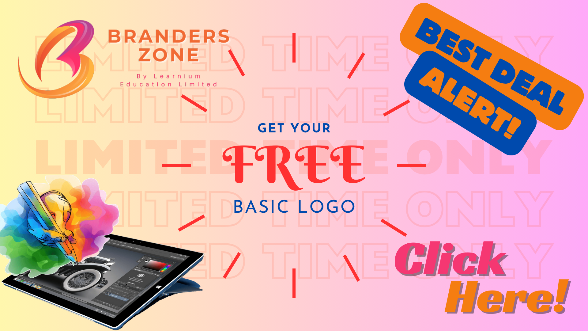 Branders Zone By Learnium Education Limited Free Basic Logo Offer